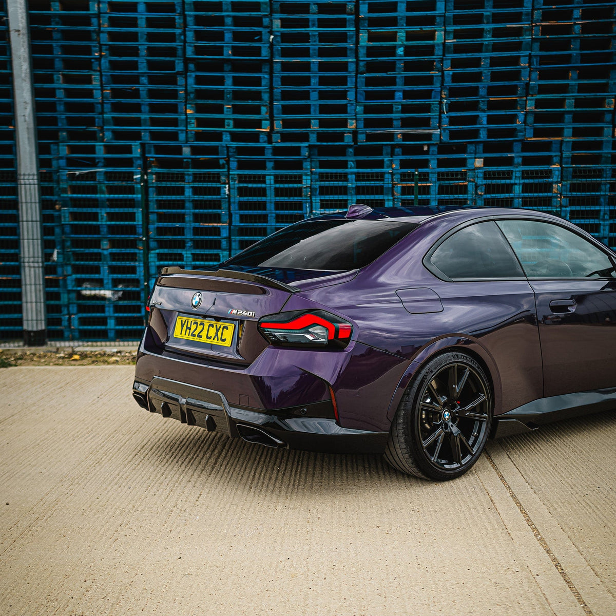 G42 2 Series Carbon Fibre Full Kit V Style MP Splitter Side Skirts Diffuser Spoiler CUZ-G42-VKIT
