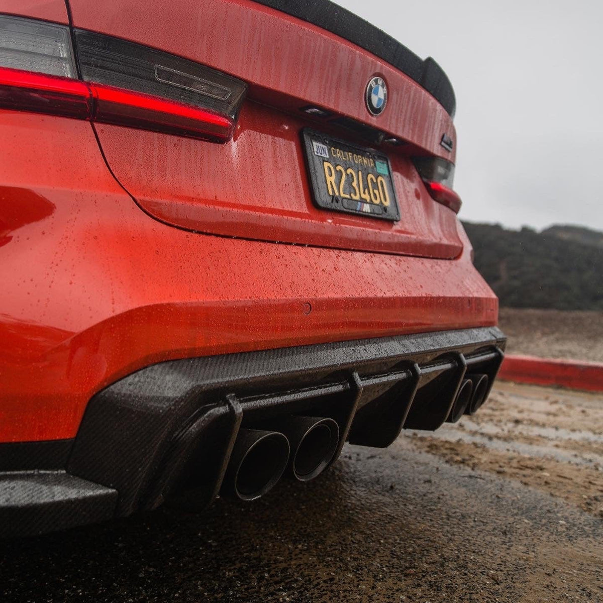 BMW G80 G81 Carbon Fibre Rear Diffuser CT Design - Part No CT-G80-DIFF