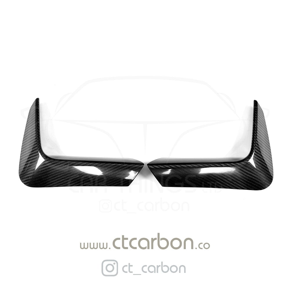 F80 F82 F83 BMW M3 M4 Rear Carbon Bumper Canards CT-CANARD-F80