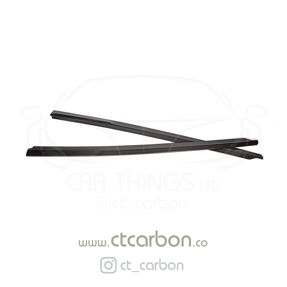 Audi R8 V10 Gen 2 (2015-2019) CT Carbon Side Skirts, Part No. CT-R8-V10-G2-SKIRT