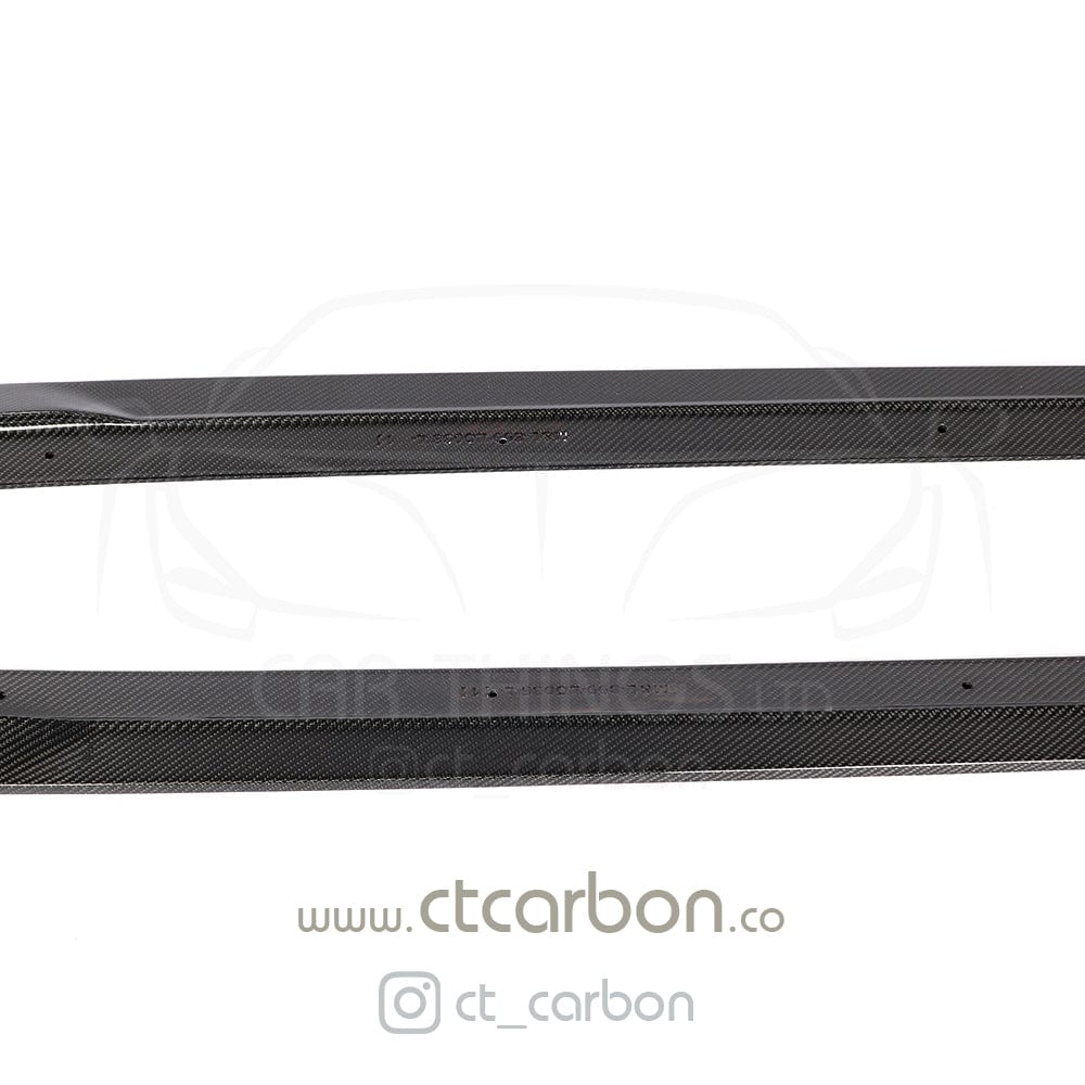 Audi R8 V10 Gen 2 (2015-2019) CT Carbon Side Skirts, Part No. CT-R8-V10-G2-SKIRT