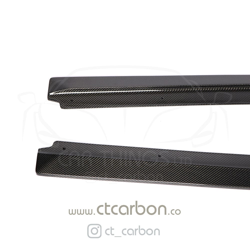 Audi R8 V10 Gen 2 (2015-2019) CT Carbon Side Skirts, Part No. CT-R8-V10-G2-SKIRT