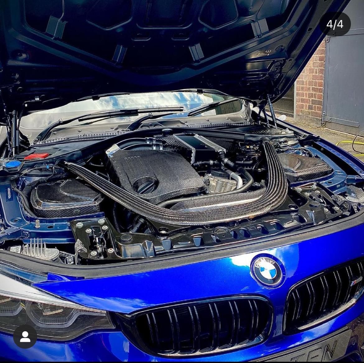F80 F82 F83 F87 BMW M2C M3 M4 Carbon Fibre Engine Cover - C12345
