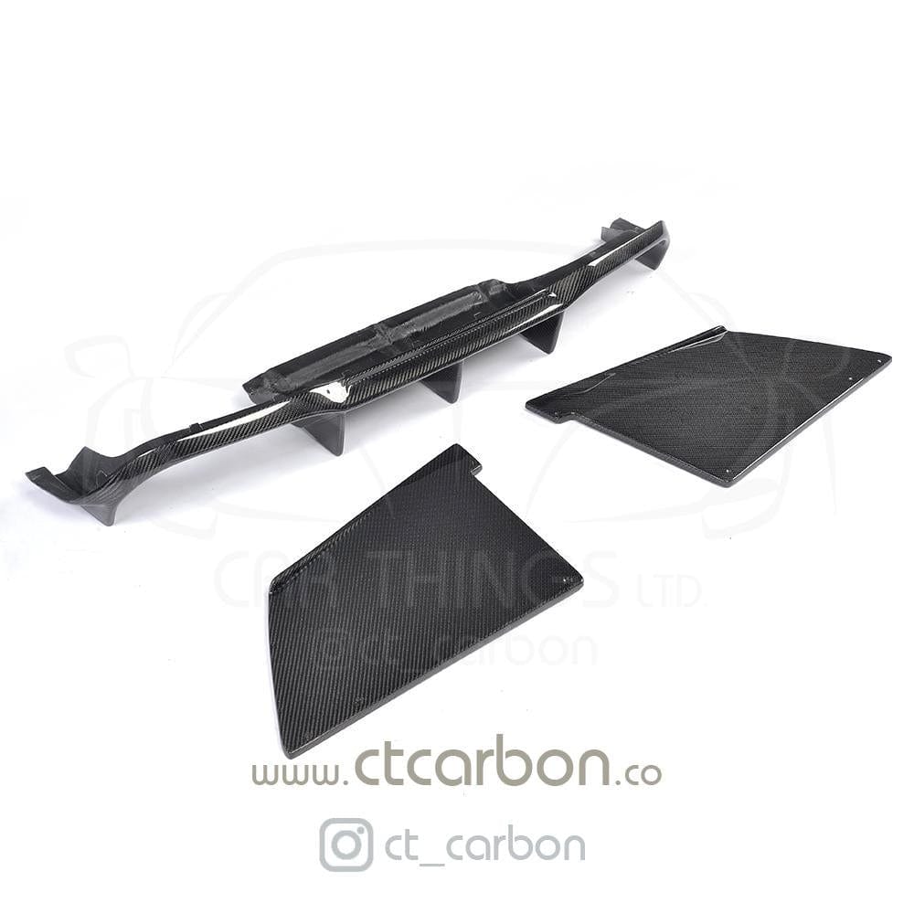 F87 BMW M2 M2C Carbon Fibre Diffuser MT Style - CT-CF-F87