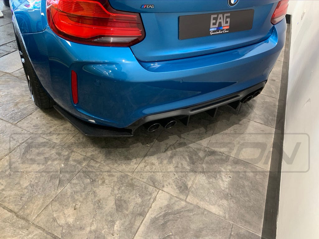 BMW M2 M2C F87 Carbon Fibre Diffuser MT Style