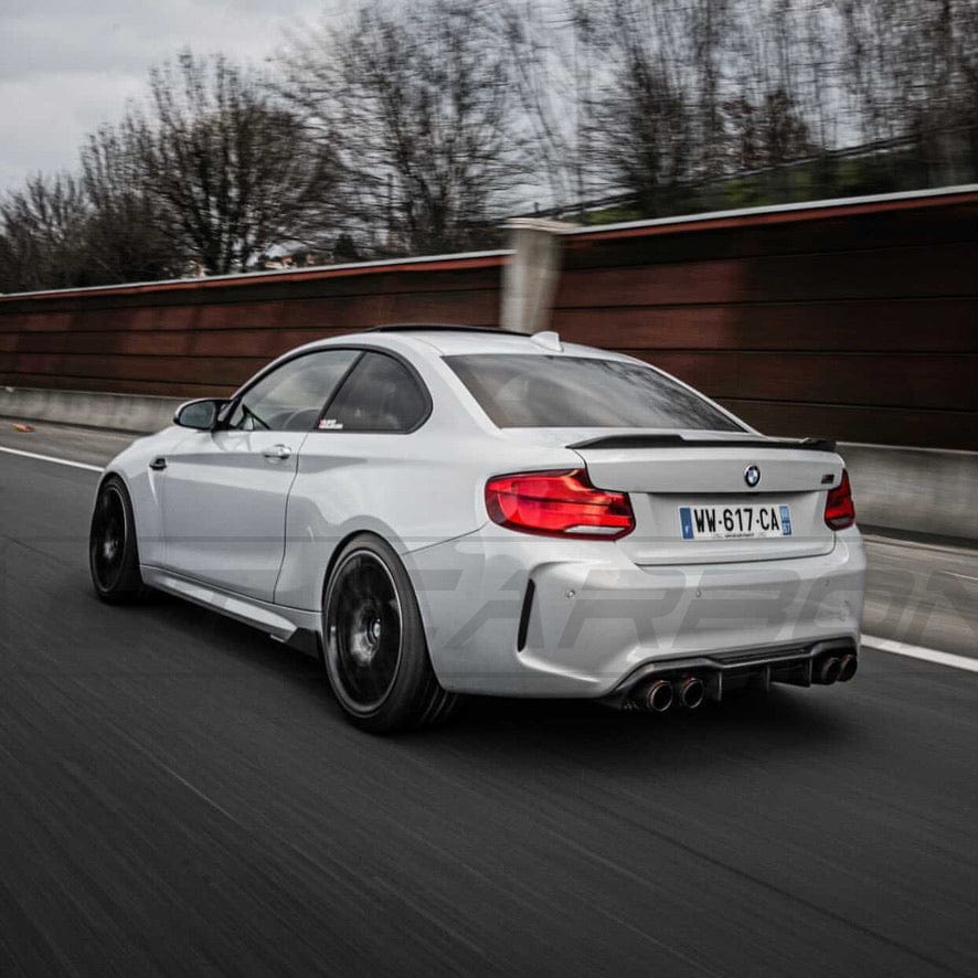 F87 BMW M2 M2C Carbon Fibre Diffuser MT Style - CT-CF-F87