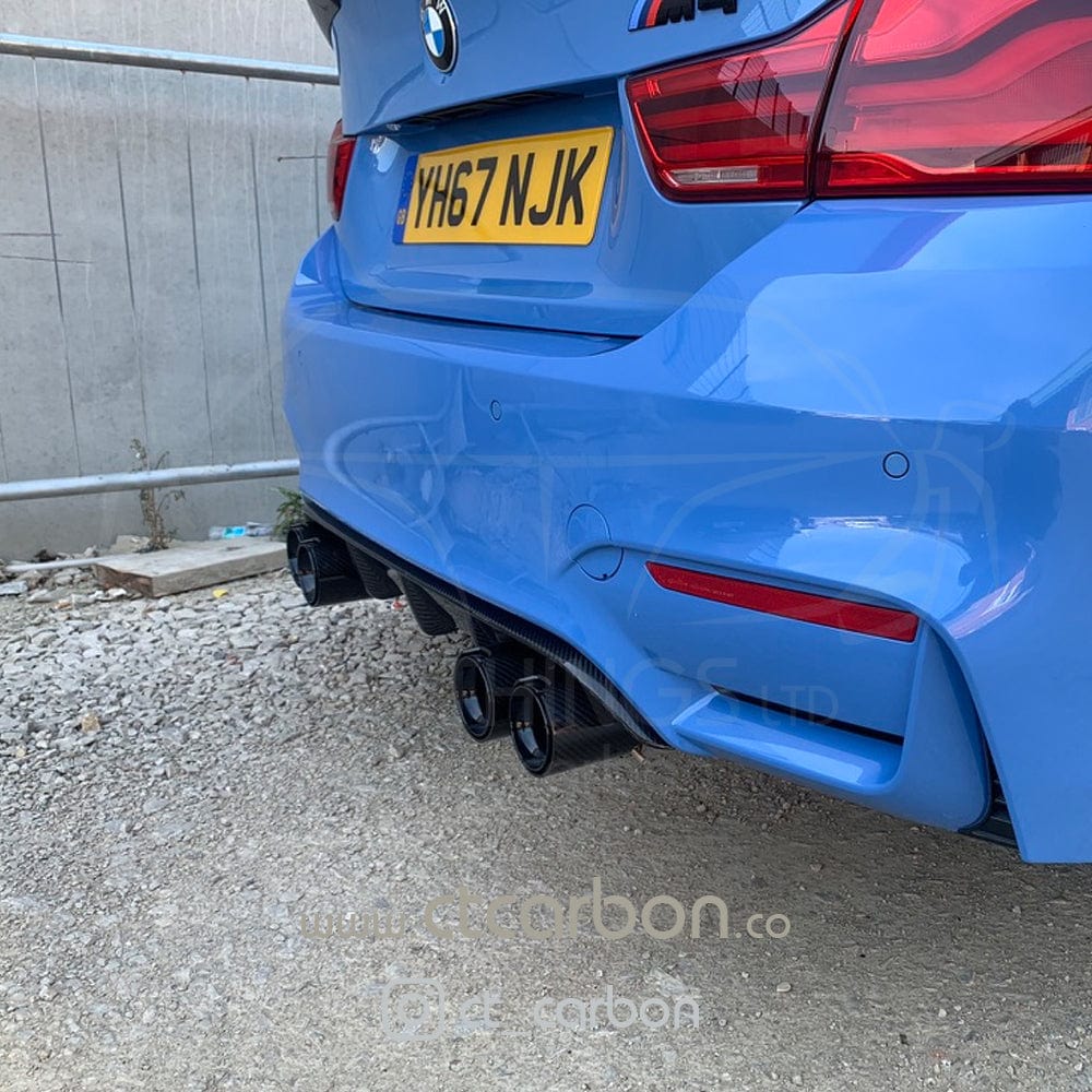 F80 F82 F83 F87 BMW M2 M3 M4 Carbon Fibre Exhaust Tips CT-CF-ET-BMW