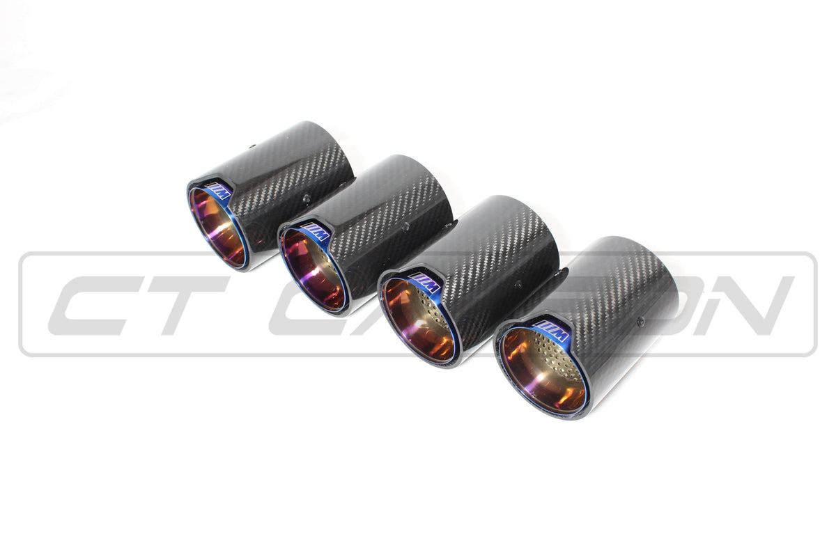 BMW F80 F82 F83 F87 F10 Carbon Fibre Exhaust Tips x4