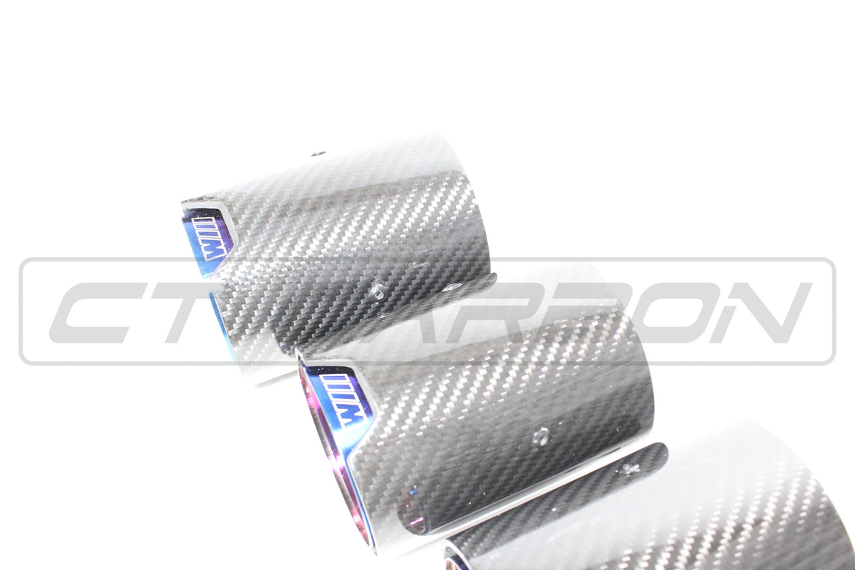 BMW F80 F82 F83 F87 F10 Carbon Fibre Exhaust Tips x4