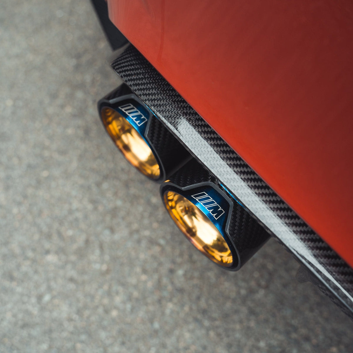 BMW F80 F82 F83 F87 F10 Carbon Fibre Exhaust Tips x4