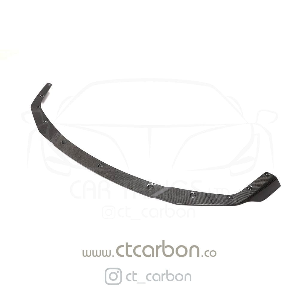 F87 M2 Competition Carbon Fibre Splitter CS Style - CT-SP-F87-CS
