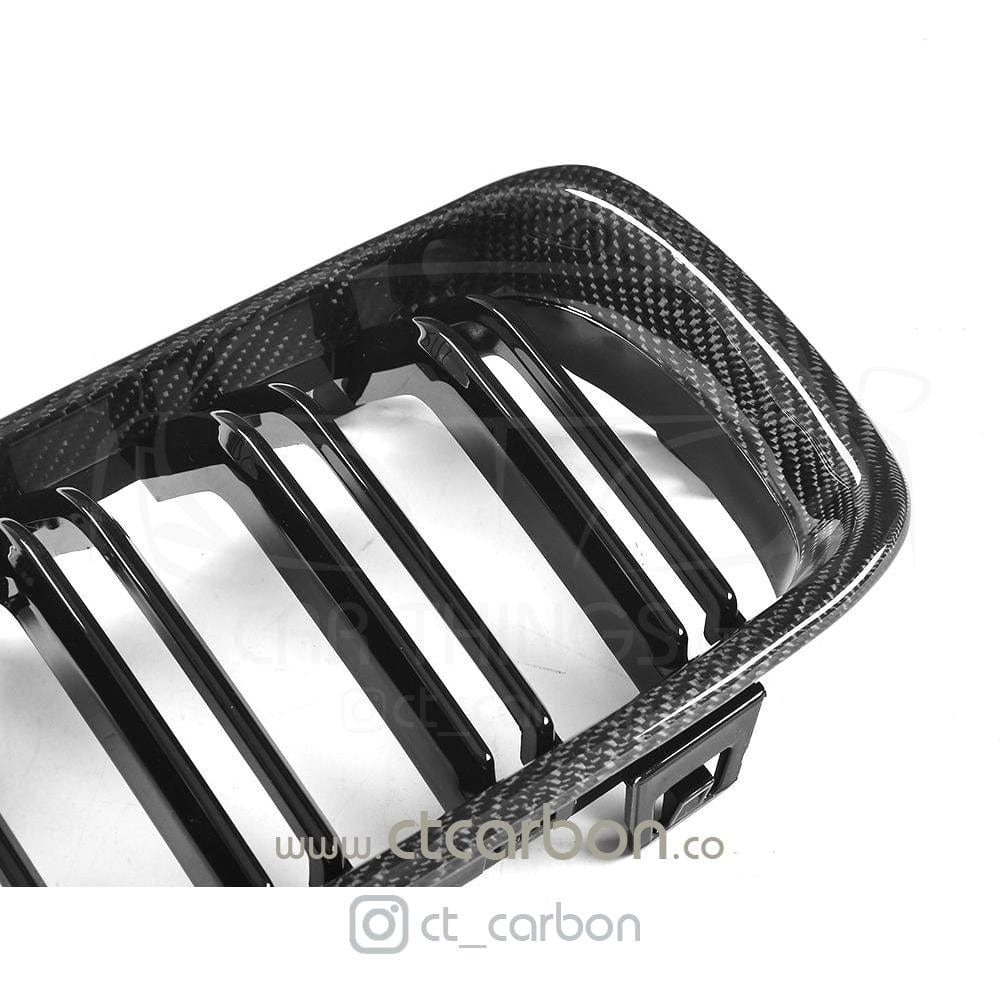 F80 F82 F83 BMW M3 M4 Carbon Fibre Kidney Grilles CT-CARBON-F80