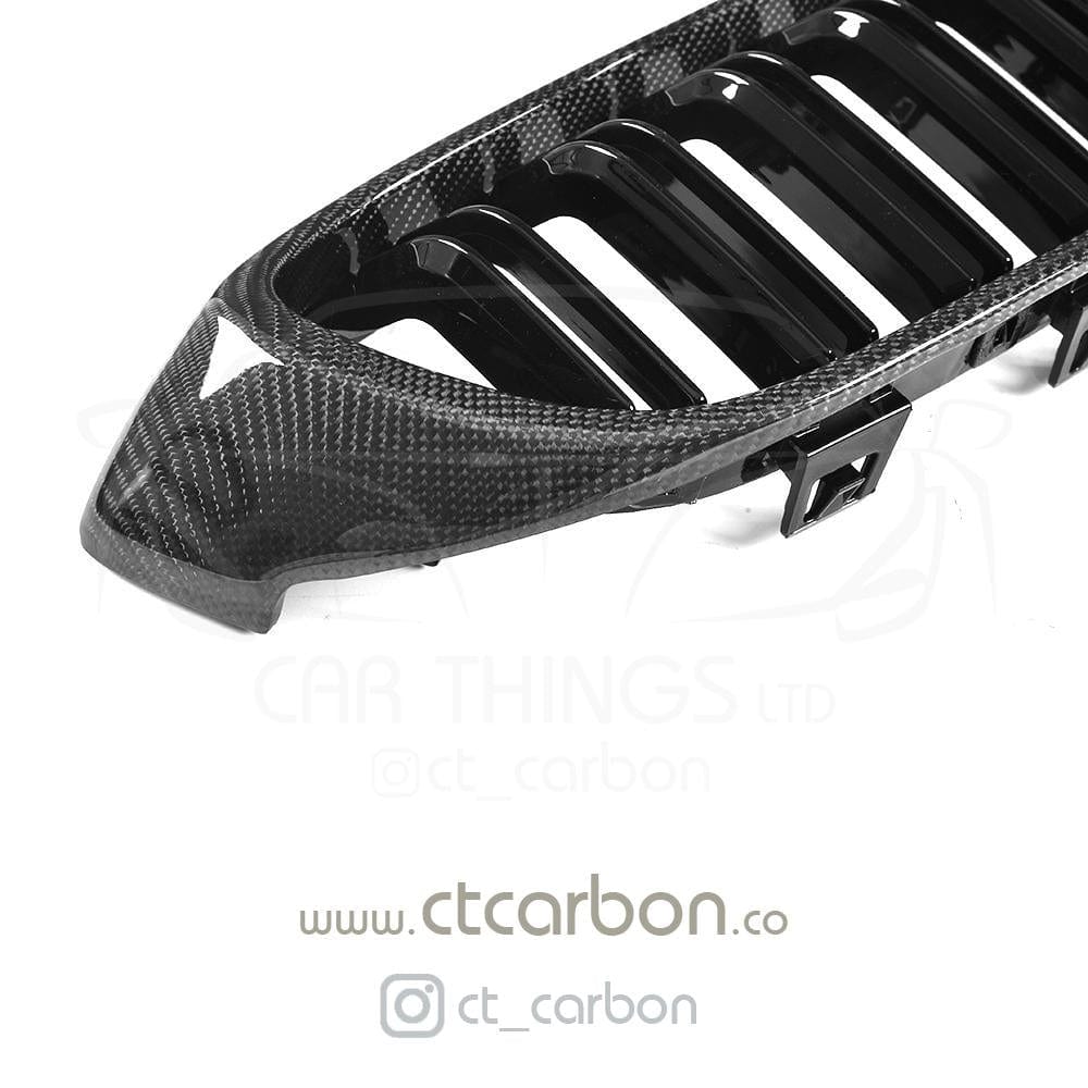 F80 F82 F83 BMW M3 M4 Carbon Fibre Grilles CT-CARBON-F80-GRIL