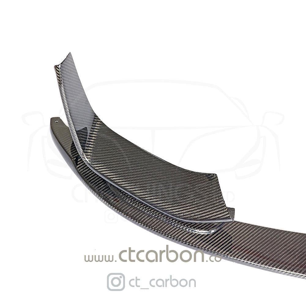 F80 F82 F83 BMW M3 M4 Carbon Fibre Splitter 3-Piece MP Style Cuz-SP-F80