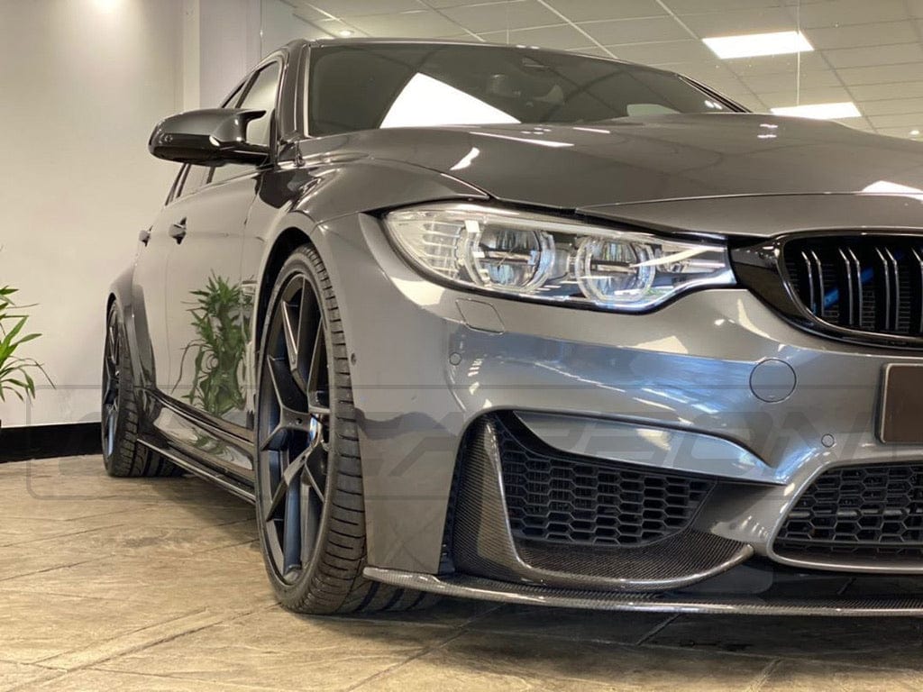 F80 F82 F83 BMW M3 M4 Carbon Fibre Splitter (3 Piece) MP Style, Part No C12345