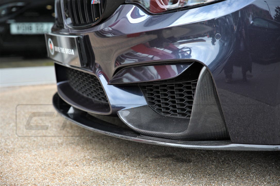 F80 F82 F83 BMW M3 M4 Carbon Fibre Splitter (3 Piece) MP Style, Part No C12345
