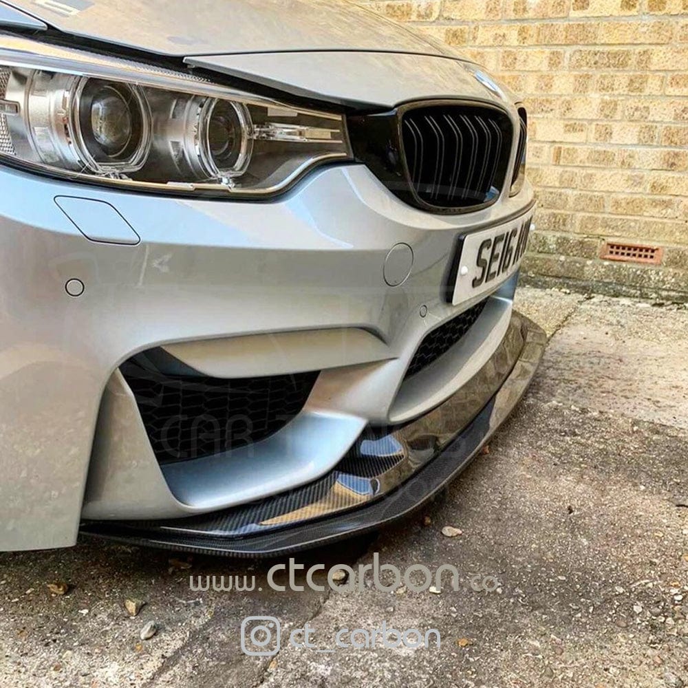 BMW F80 F82 F83 M3 M4 Carbon Fibre Splitter - GTS Style