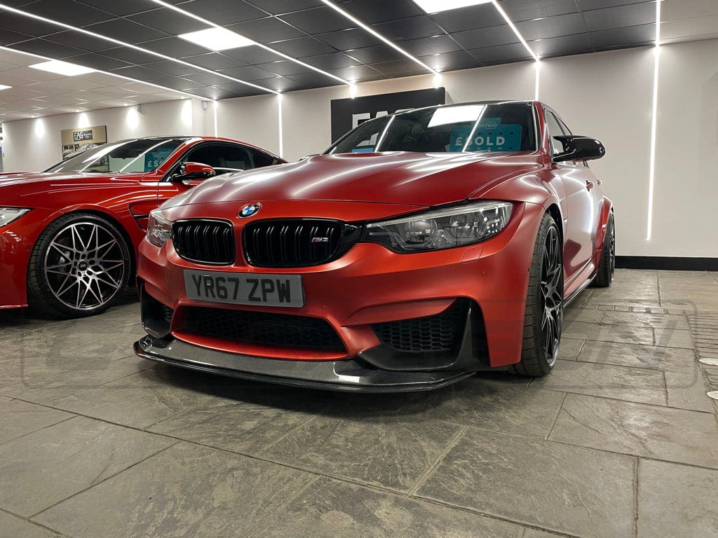 F80 F82 F83 BMW M3 M4 Carbon Fibre Splitter GTS Style, Part No. CRS-F8X-SPL-01