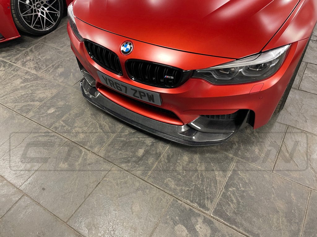 F80 F82 F83 BMW M3 M4 Carbon Fibre Splitter GTS Style, Part No. CRS-F8X-SPL-01