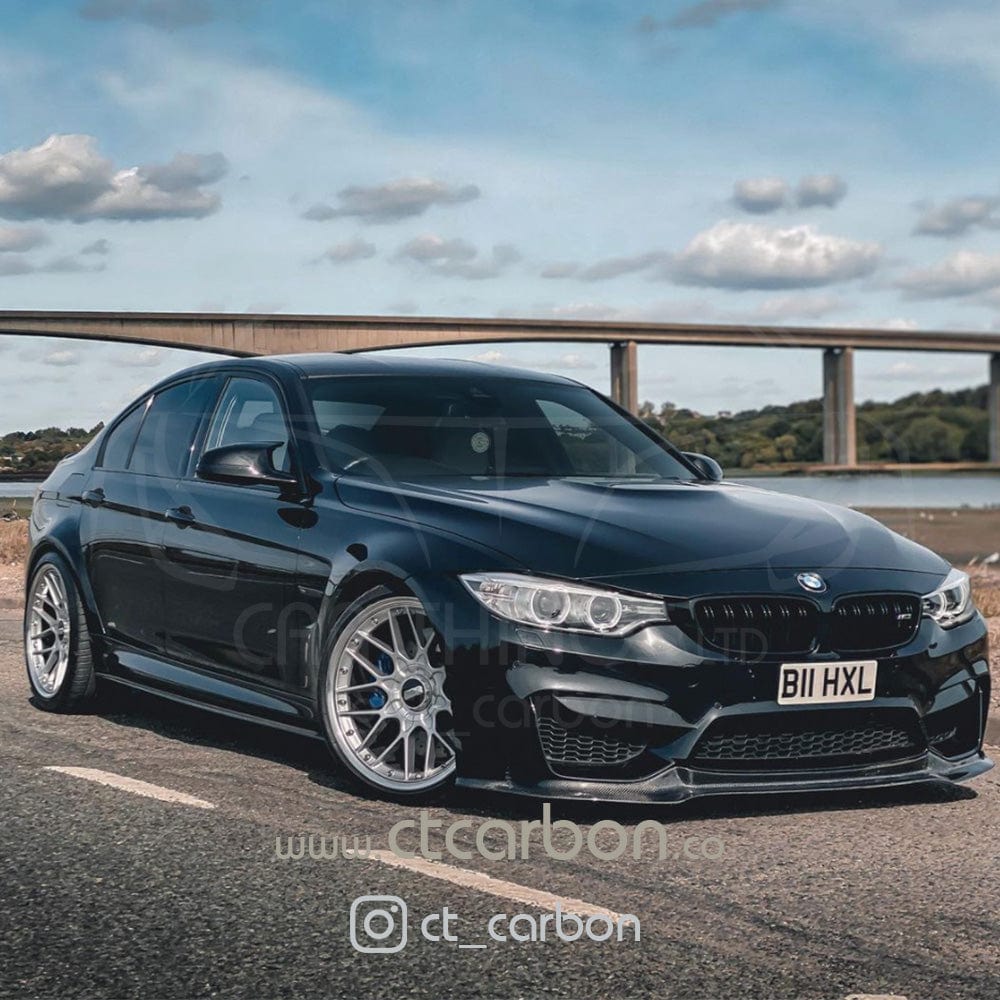 BMW F80 F82 F83 M3 M4 Carbon Fibre Front Splitter - V Style