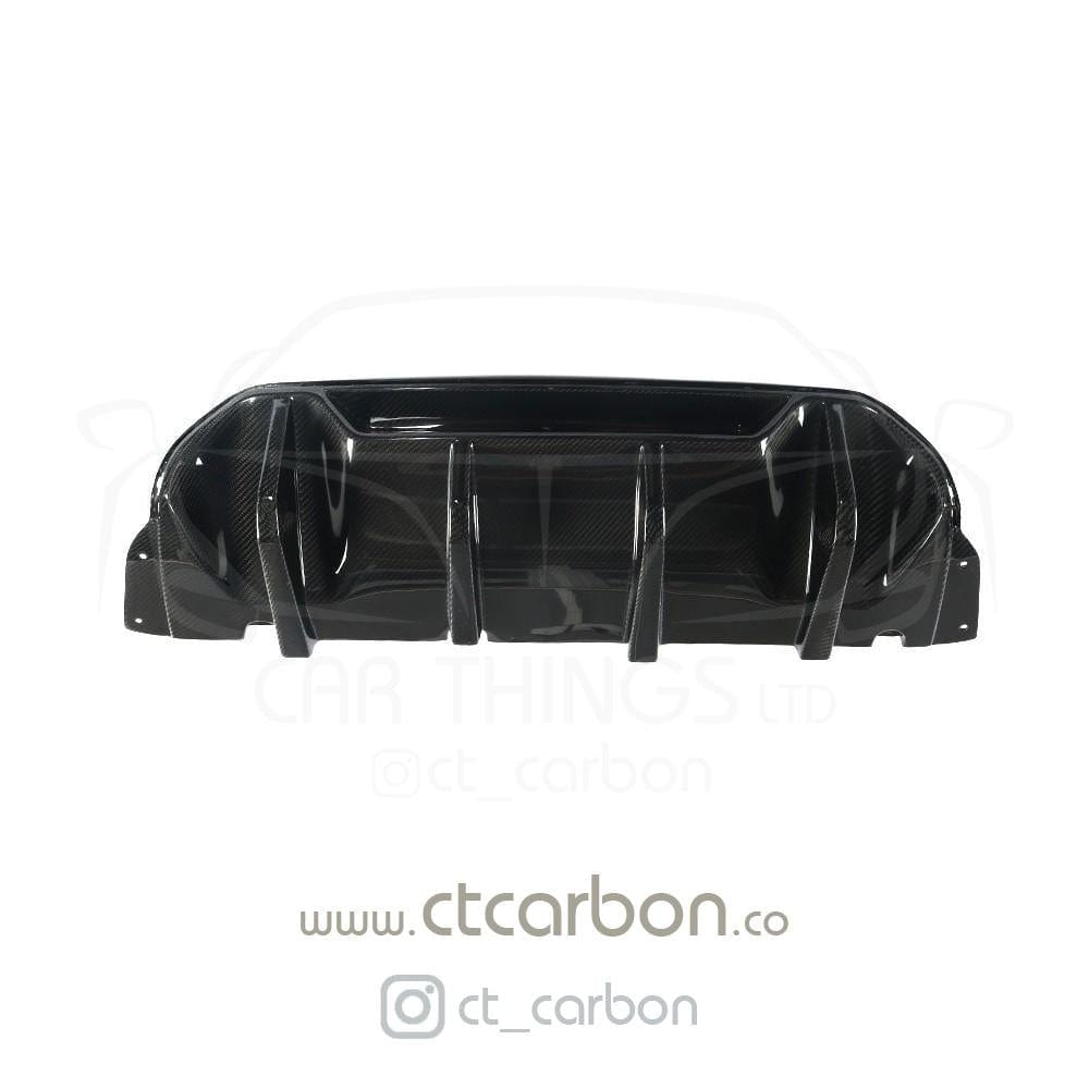 BMW F90 M5 MP-style carbon fibre diffuser, CT Carbon