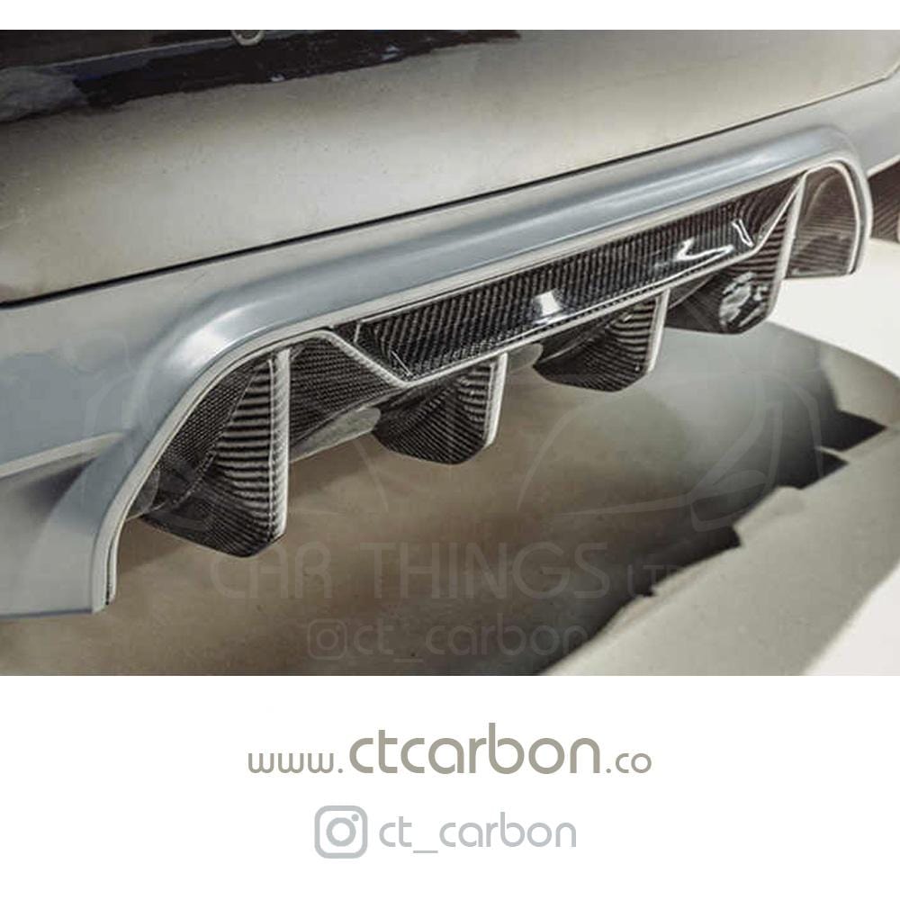 BMW F90 M5 MP-style carbon fibre diffuser, CT Carbon
