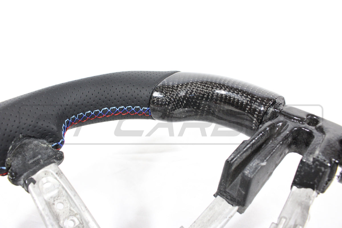F80 F82 F87 BMW M3 M4 M2 Flat Bottom Steering Wheel CT Carbon Fibre, Part No CT-FB-BMW