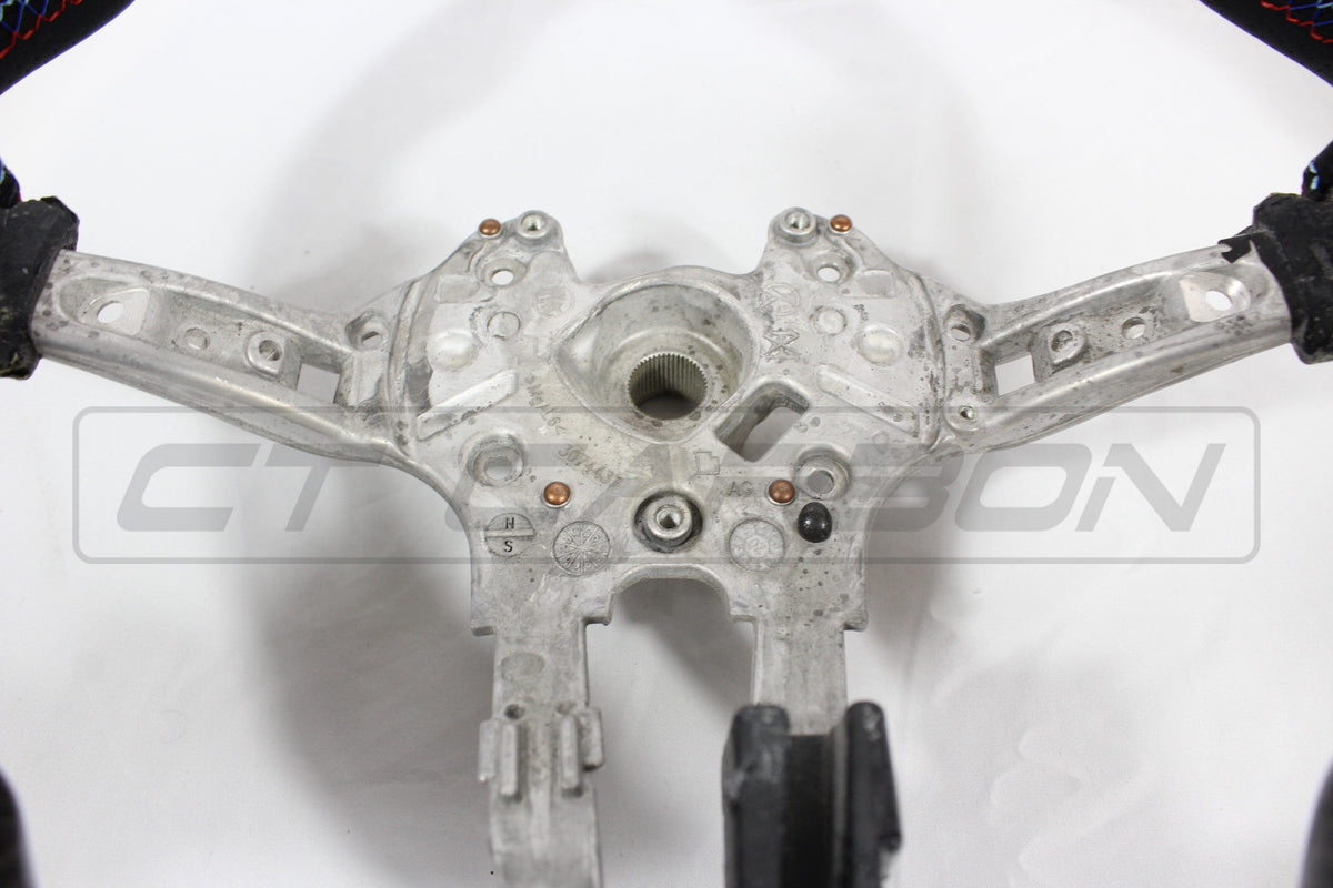 F80 F82 F87 BMW M3 M4 M2 Flat Bottom Steering Wheel CT Carbon Fibre, Part No CT-FB-BMW