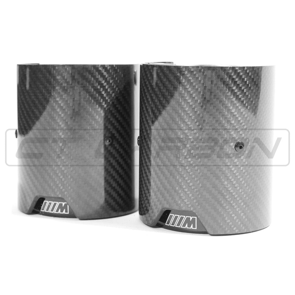 BMW F40 F44 135i 235i M135i M235i Carbon Fibre Exhaust Tips CT-CARBON-EXH-TIP