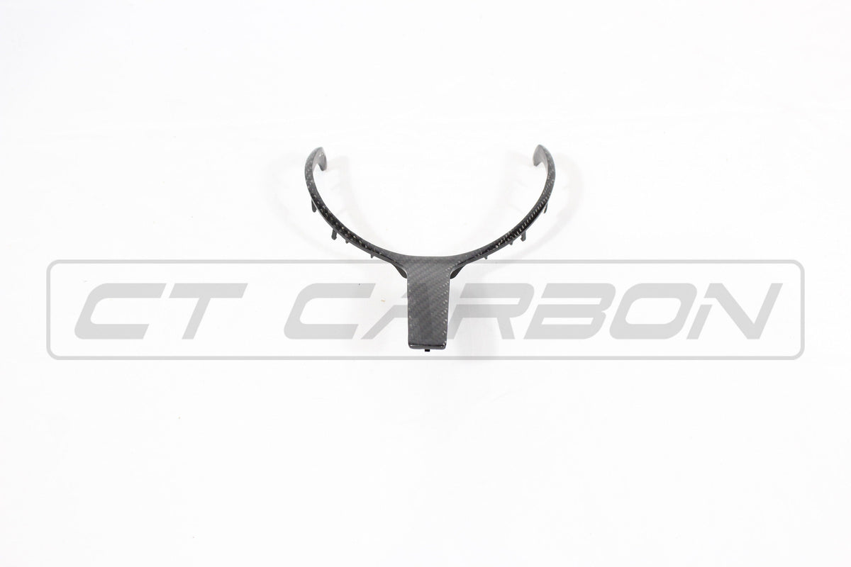 BMW F10 F20 F22 F30 F15 M Sport Carbon Fibre Steering Wheel Trim