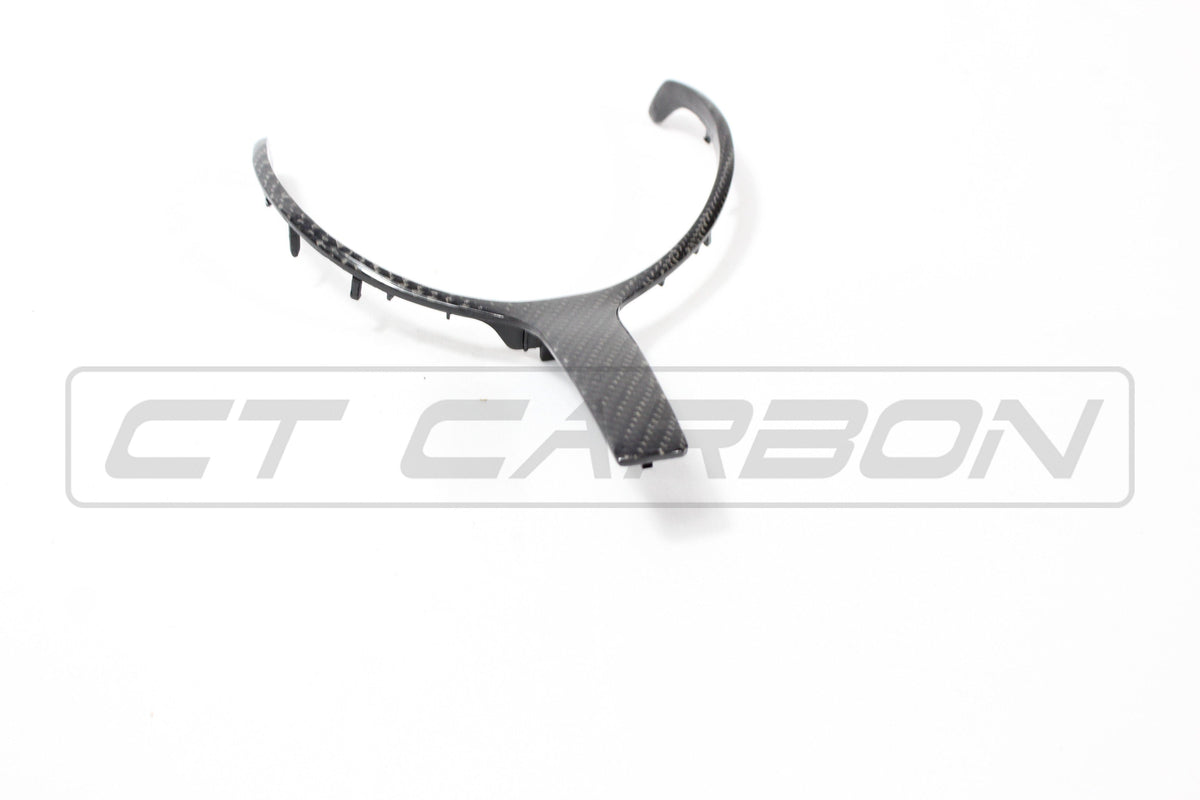 BMW F10 F20 F22 F30 F32 F15 M Sport Carbon Fibre Steering Wheel Trim