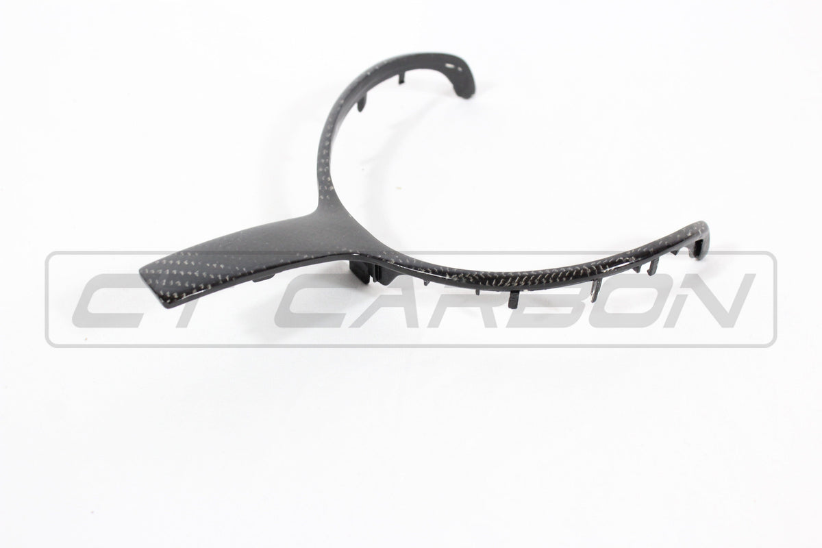 BMW F10 F20 F22 F30 F15 M Sport Carbon Fibre Steering Wheel Trim