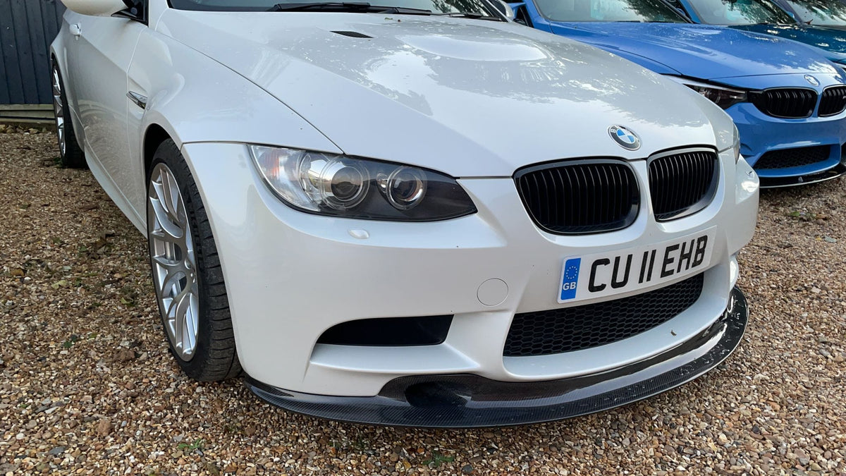 BMW M3 E92 E90 GT4-style carbon fibre front splitter