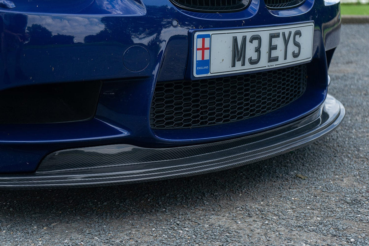E92 M3 GTS Style Carbon Fibre Front Splitter - CT Carbon, Part No. CT-E92-GTS-SPLITTER