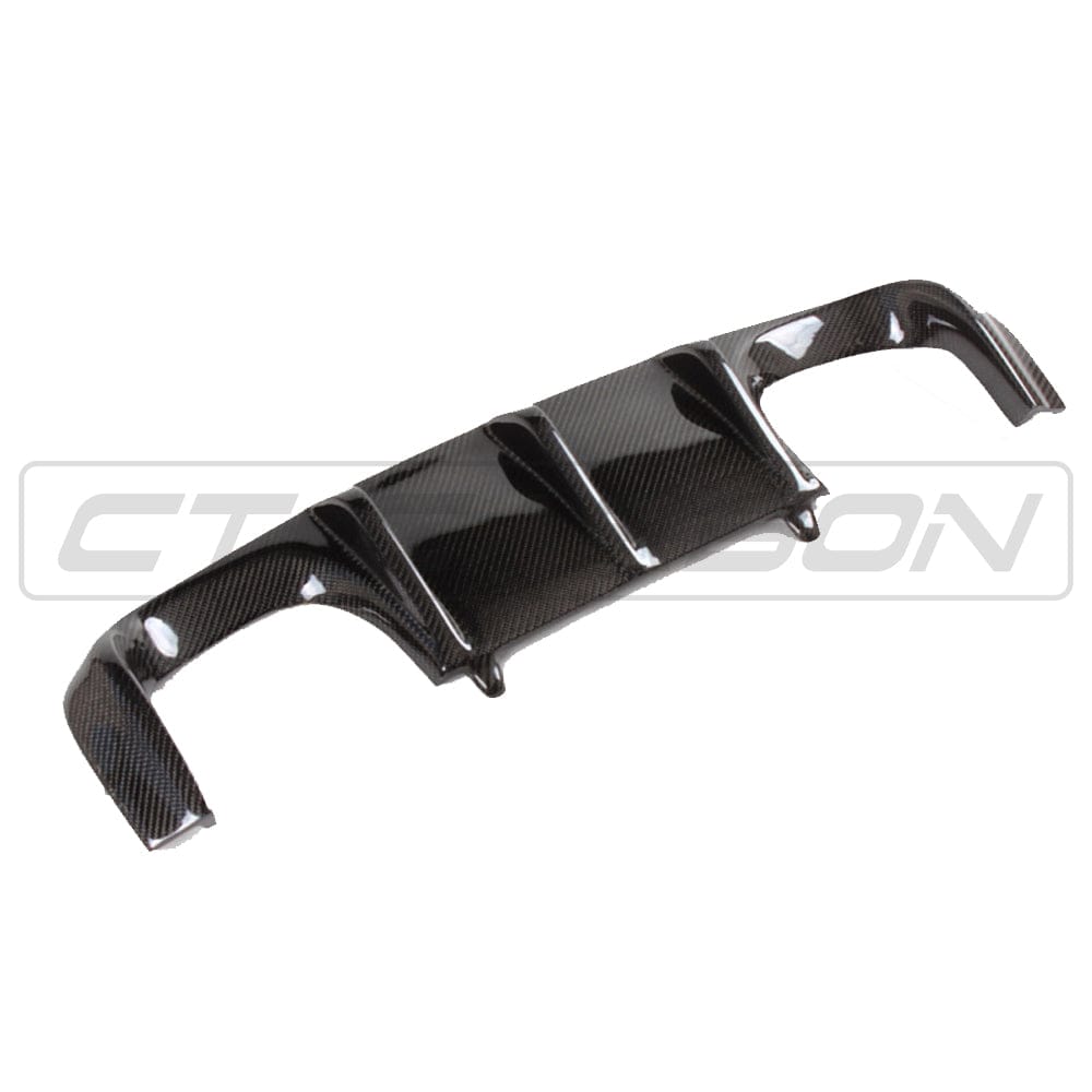 E92 E93 M3 Carbon Fibre Diffuser V1 Style CT-CFD-E92-01