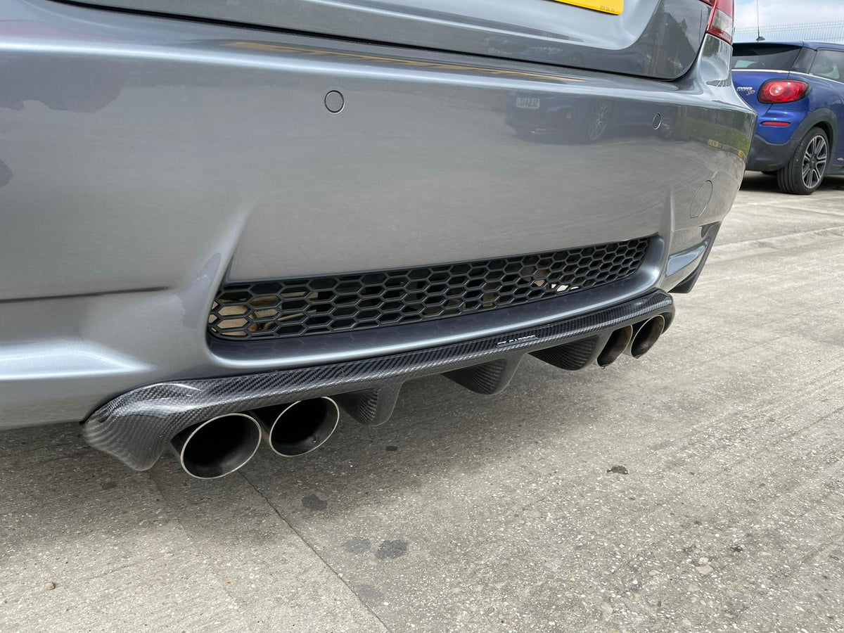 E92 E93 M3 Carbon Fibre Diffuser V1 Style CT-CFD-E92-01