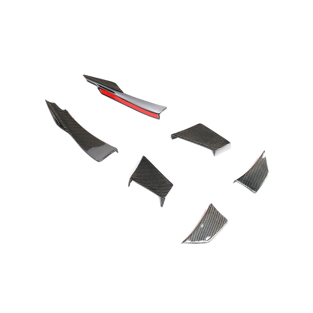 F80 F82 F83 BMW M3 M4 Carbon Fibre Canard Fins MA Style