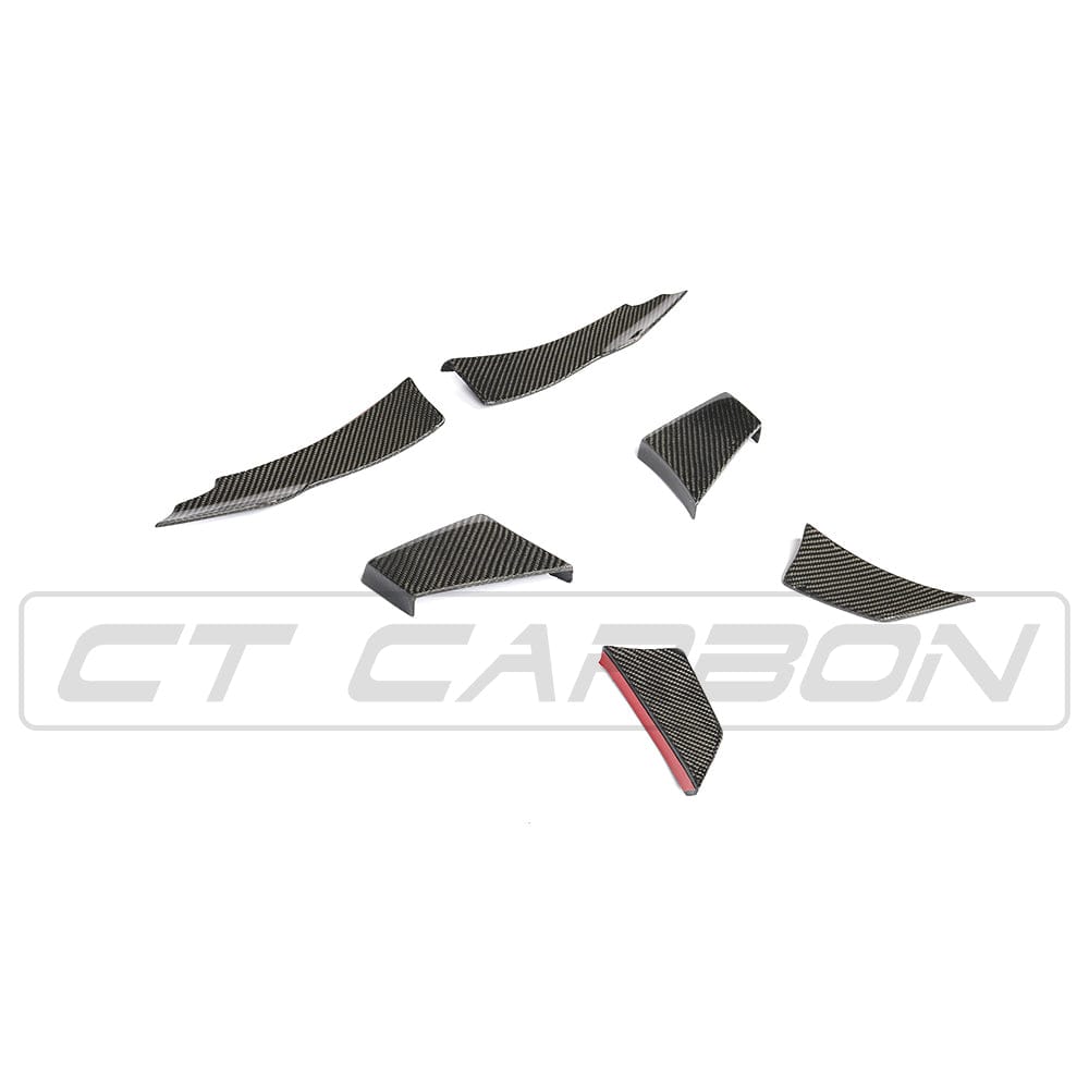 F80 F82 F83 BMW M3 M4 Carbon Fibre Canard Fins MA Style