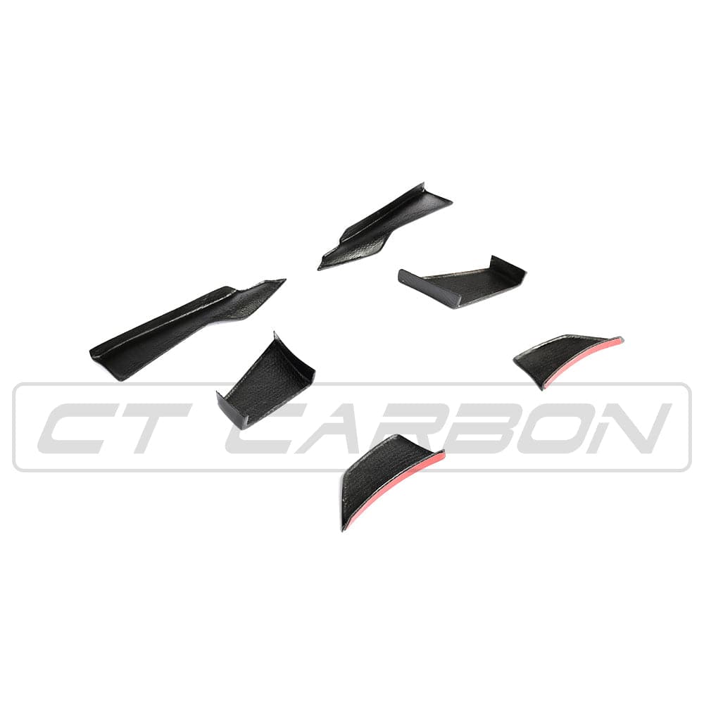 F80 F82 F83 BMW M3 M4 Carbon Fibre Canard Fins MA Style