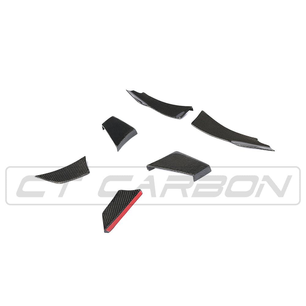 F80 F82 F83 BMW M3 M4 Carbon Fibre Canard Fins MA Style