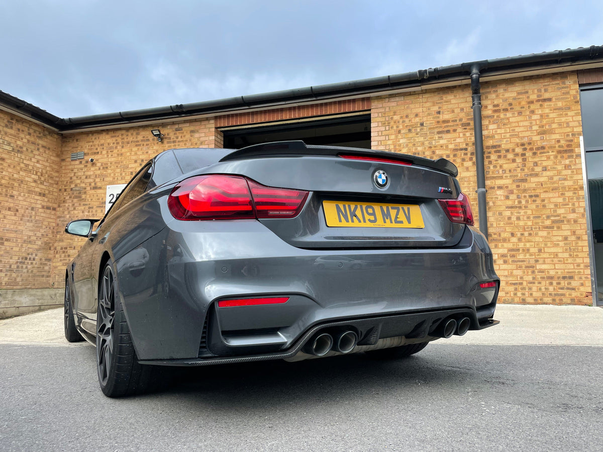 BMW F83 M4 & F33 4 Series CS-Style Carbon Fibre Spoiler - Cuz001