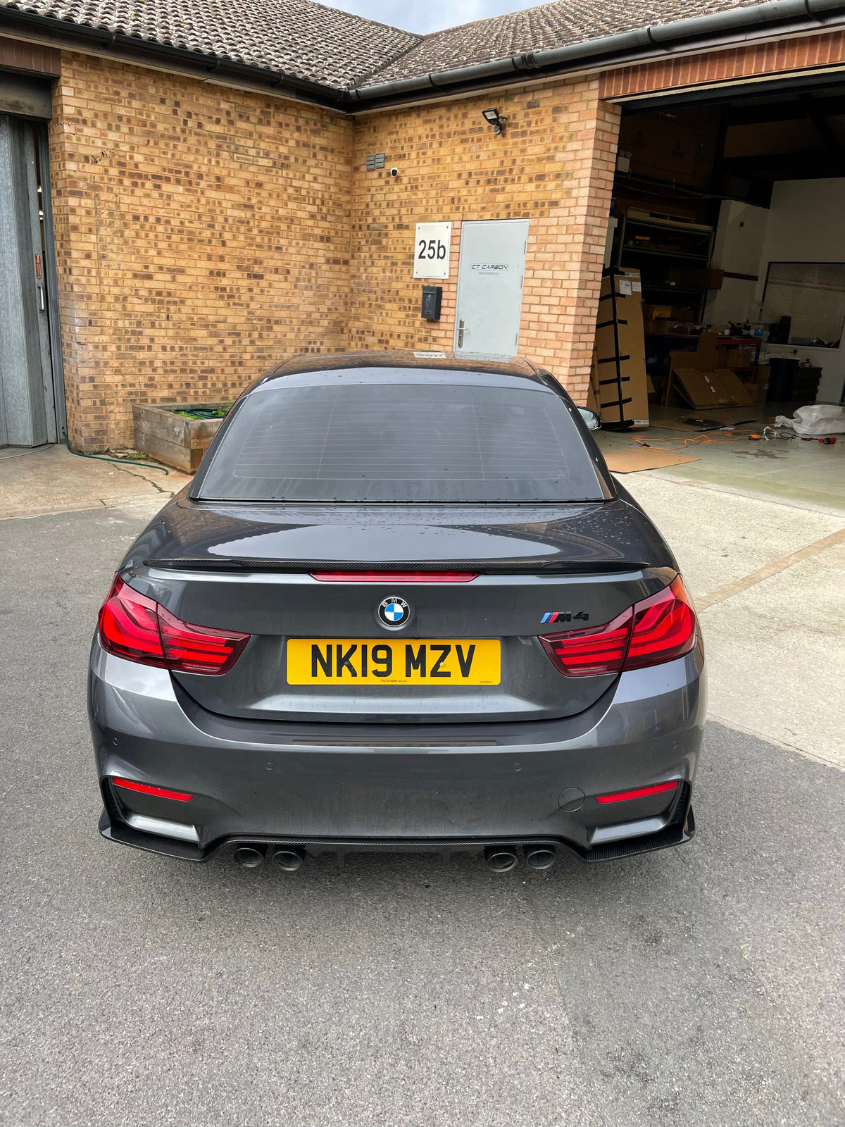BMW F83 M4 & F33 4 Series CS-Style Carbon Fibre Spoiler - Cuz001