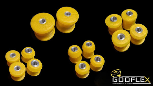 Skoda Octavia MK2 1Z/5E & Superb MK2 3T rear suspension arm bushes, Godflex GF-REAR-ARM-SET