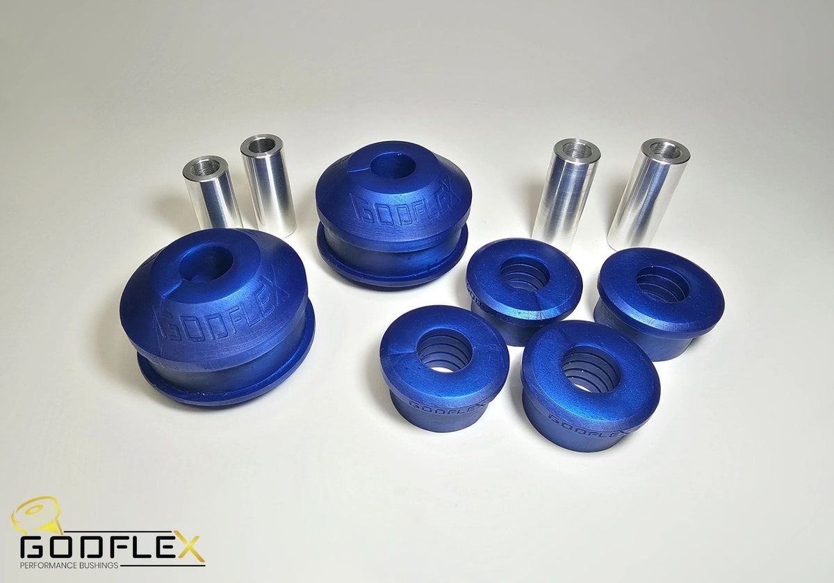 VW Passat B8 front suspension arm bushes - GodFlex 85 Shore polyurethane kit