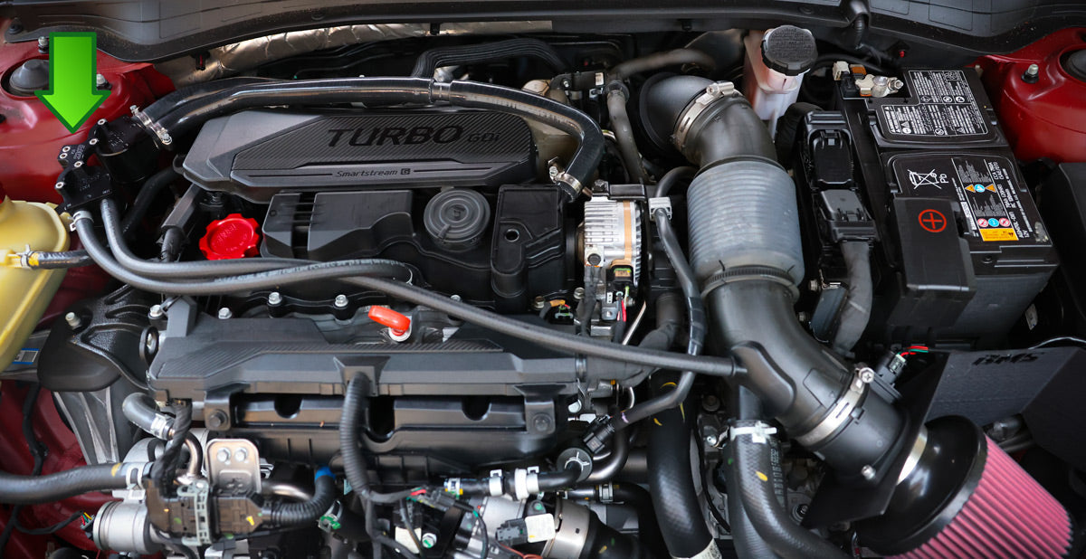 Kia K5 & Hyundai Sonata 1.6L SmartStream Turbo Dual BMS Oil Catch Can Kit