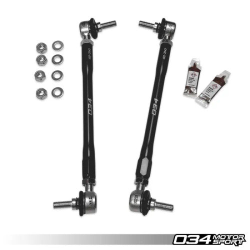 E8X E9X Non-M Front Sway Bar End Links 034 Motorsport Dynamic+