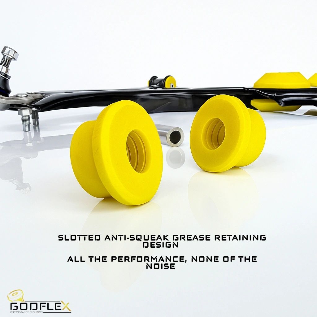 Fiat Abarth 500 595 695 (2007 onwards) front lower control arms with Godflex polyurethane bushes