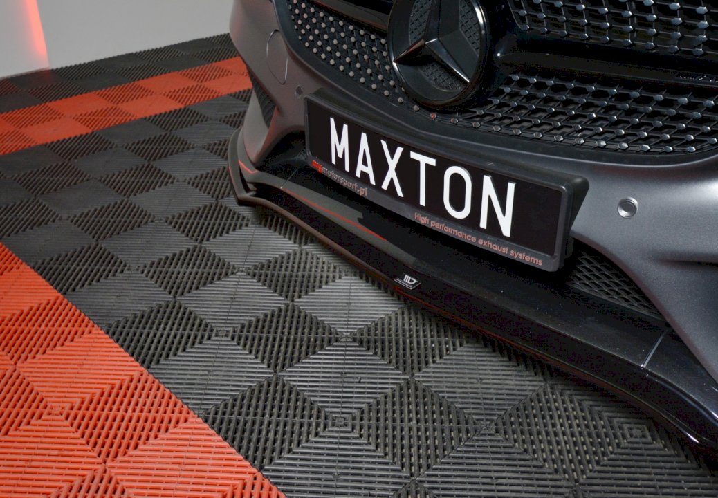 W205 C-Class Coupe AMG-Line front splitter, Maxton MD-W205C-SP-F