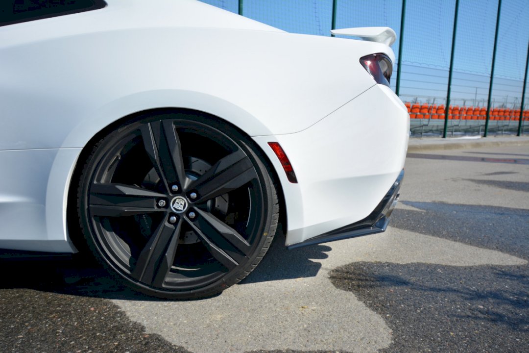 Chevrolet Camaro 6th Gen Phase I 2SS Coupe (2016-18) rear side splitters - Maxton Design ABS