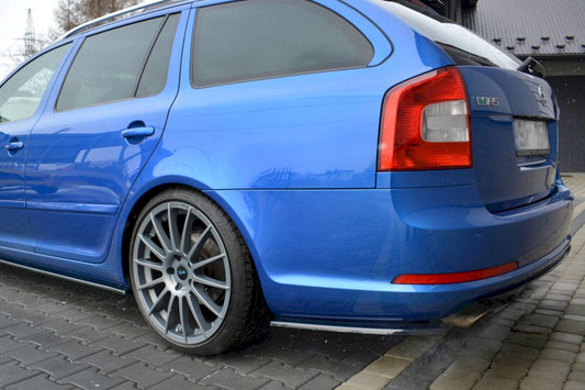 Skoda Octavia Mk2 VRS Estate Facelift (2008-2013) Maxton Design Rear Side Splitters
